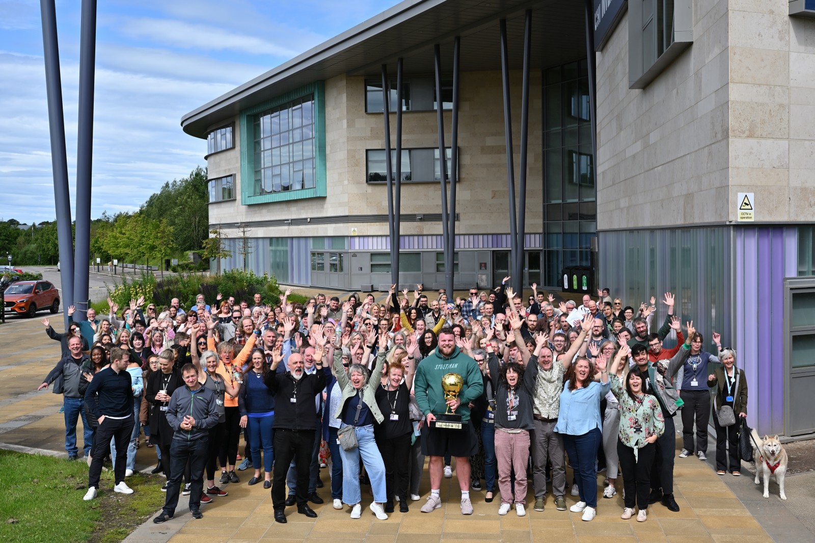 Inspiring strongman Tom Stoltman makes big impression at UHI Inverness Staff Conference