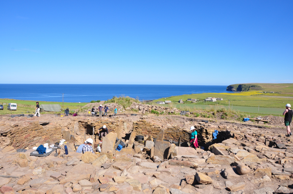 The Cairns, Windwick Bay Field Project dig