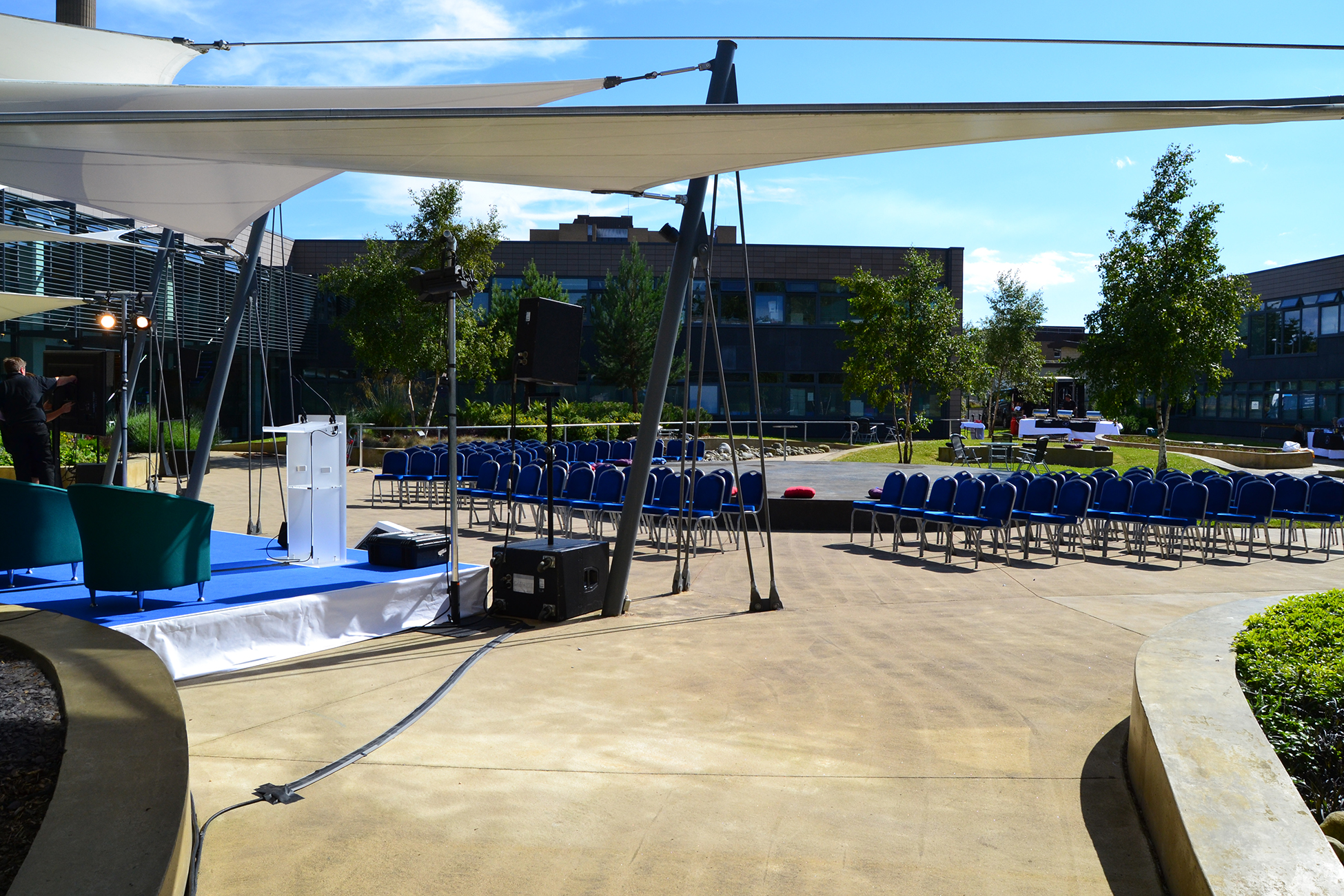 Courtyard at UHI House