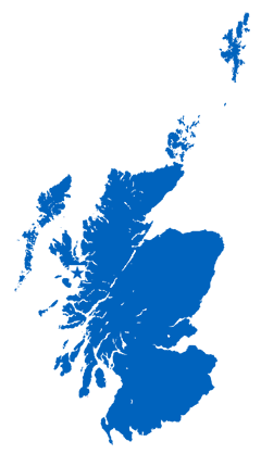 Map of Scotland