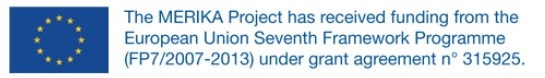 The MERIKA Project has received funding from the European Union Seventh Framework Programme (FP7/2007-2013) under grant agreement n 315925