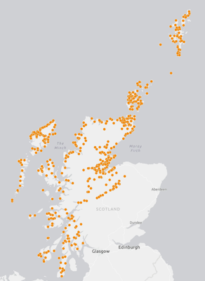 Conference poster - map of Scotland