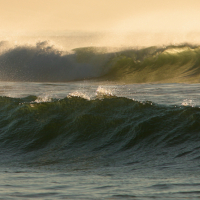 Waves in sea