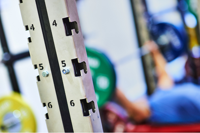 Weights at a gym